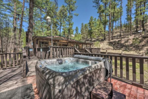 Tranquil Cabin with Stream and Deck Near Dtwn Ruidoso!